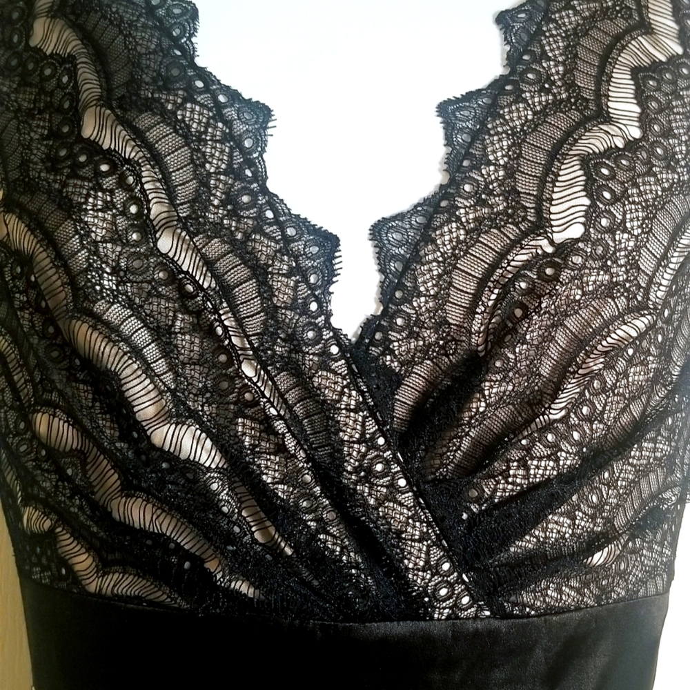 Black/Beige Gown Size 6